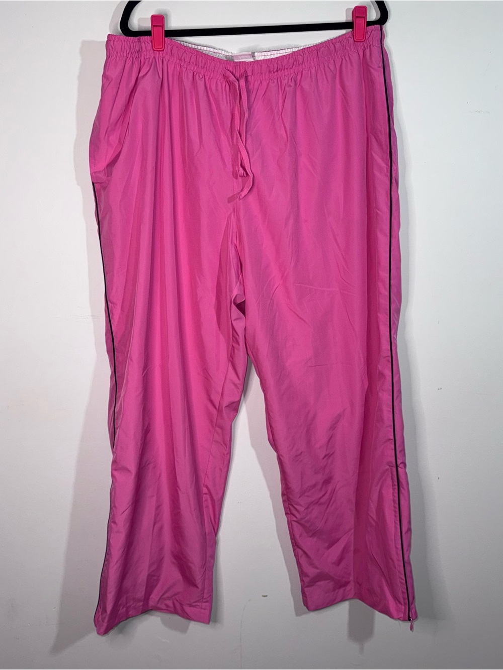 JMS Just My Size Pink Windbreaker Track Pants 18W/20W Y2K Athleisure